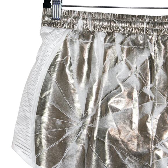 Under Armour Gold and White Athletic Shorts Size L - Picture 6 of 6